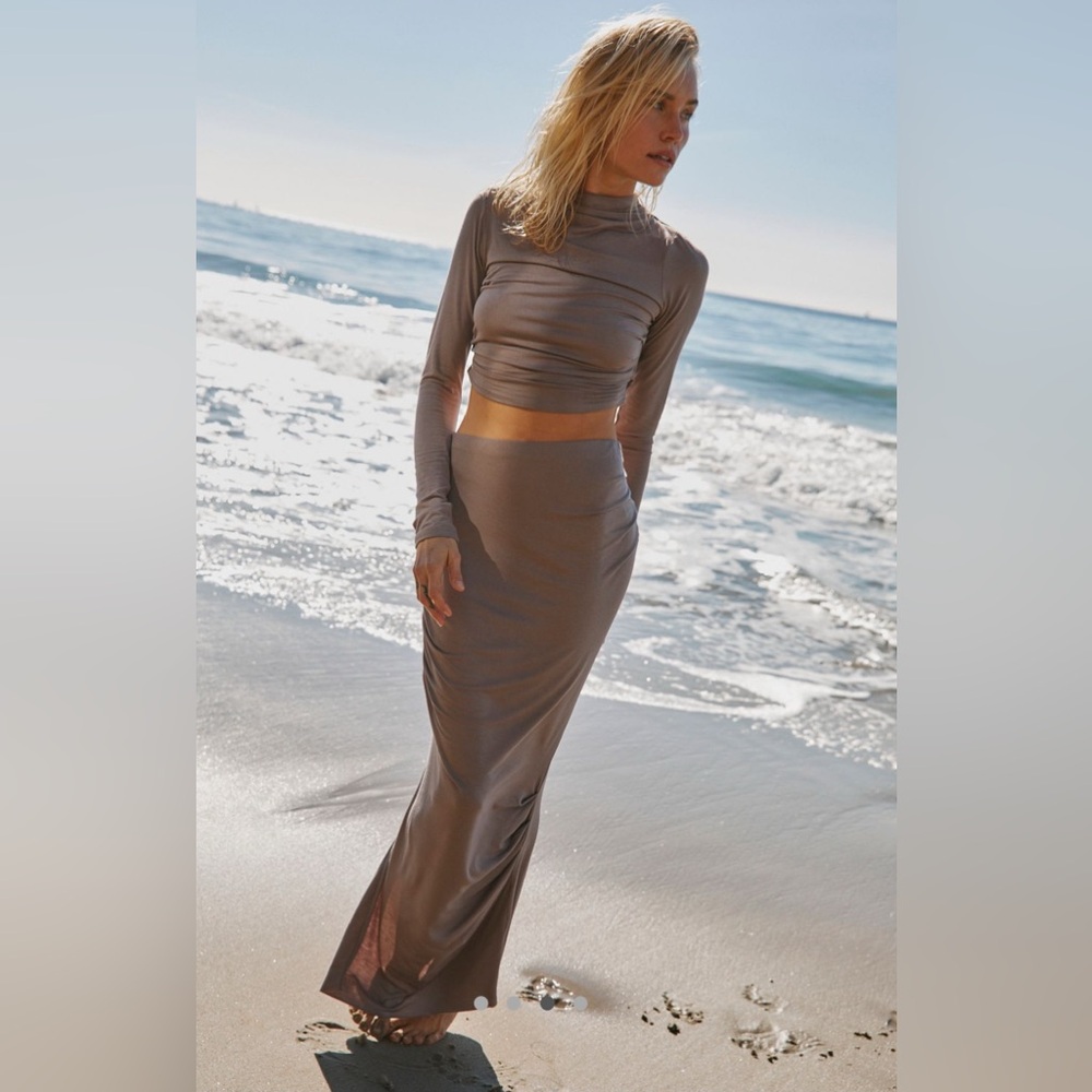 Free people Beach skirt set